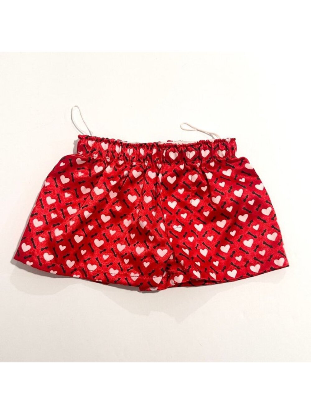 Build-A-Bear Workshop Red Hearts & Arrows Silky Valentine's Boxer Shorts